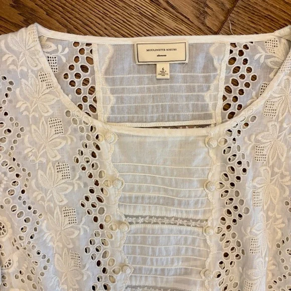 Moulinette Soeurs eyelet lace top - Picture 4 of 7